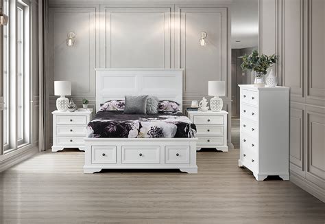 chanel bedroom suite super amart|amart white chanelle bedroom.